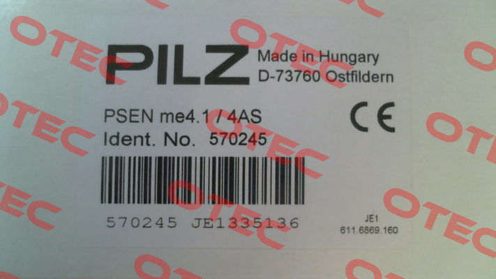 p/n: 570245, Type: PSEN me4.1 / 4AS Pilz