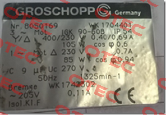 IGK90-60B  Groschopp