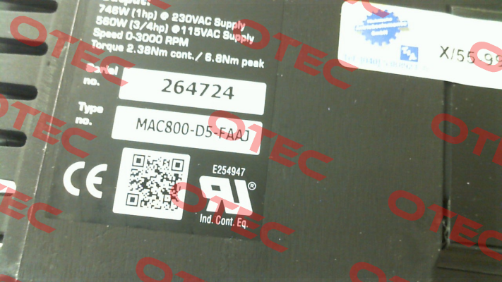 MAC800-D5-FAAJ JVL