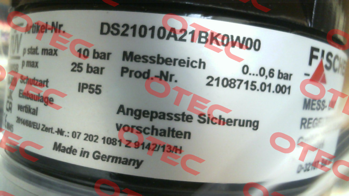 DS21010A21BK0W00 Fischer