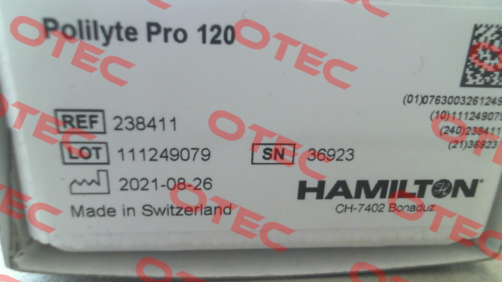 P/N: 238411, Type: Polilyte PRO 120 Hamilton