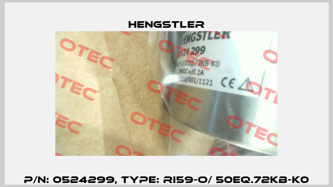 p/n: 0524299, Type: RI59-O/ 50EQ.72KB-K0 Hengstler