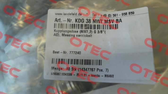 KDG 38 NW7 MSV BA Landefeld