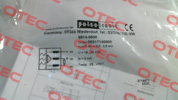 KJ2,5-M12MB80-ANU Pulsotronic