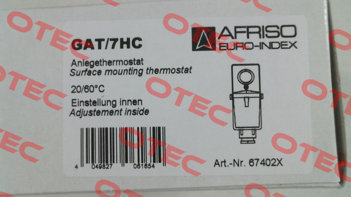 GAT/7HC 20/60°C / 67402X IMIT (Afriso)