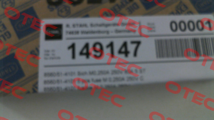 P/N: 149147, Type: 8560/51-4101 Stahl