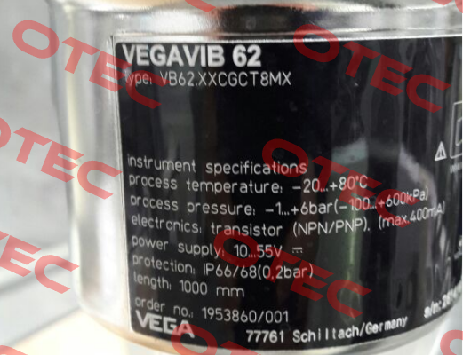 VEGAVIB 62 / VB62.XXCGCT8MX Vega