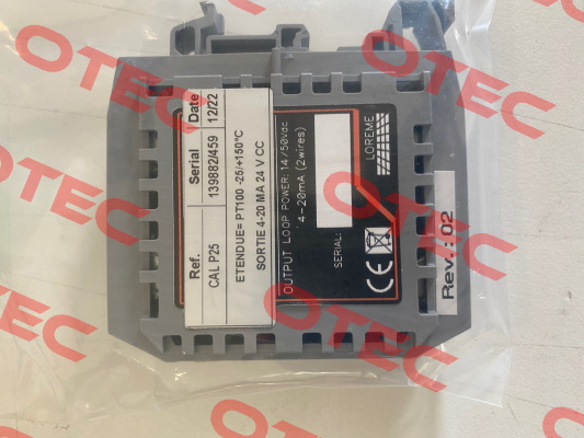 CAL25 (25 – 150°C) Loreme