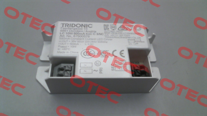 87500578 / LC 10W 500mA fixC C SNC Tridonic