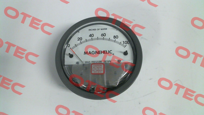 01-20.SKALA (0 ... 100 INCHES OF WATER) Magnehelic