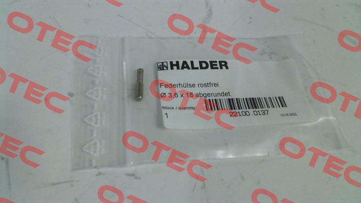 Order No. 22100.0137 Halder