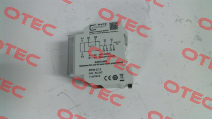 PN: 11027613  Type:RTM-C12 Metz Connect