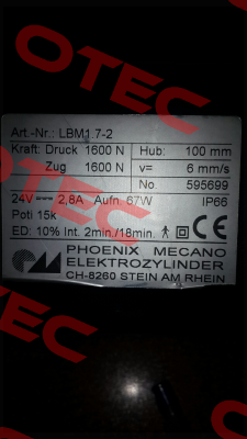 LBM1.7-2  oem Phoenix Mecano