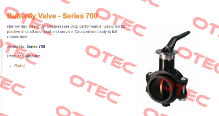 Series 700  Victaulic