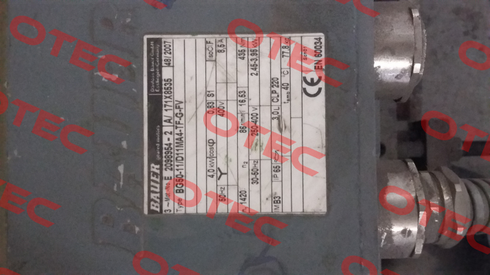 BG50-11/DHE11LA4-TF-G-FV  Bauer