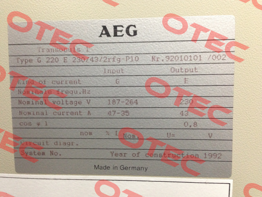 6763152 AEG