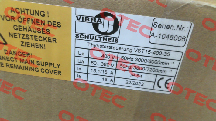 VST 15-400-35 Vibra Schultheis