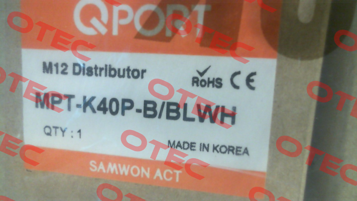 MPT-K40P-B/BLWH Samwon