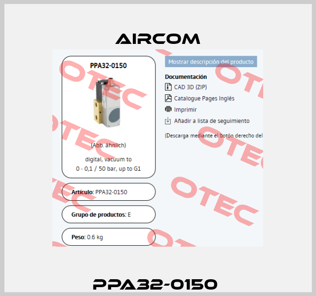 PPA32-0150  Aircom