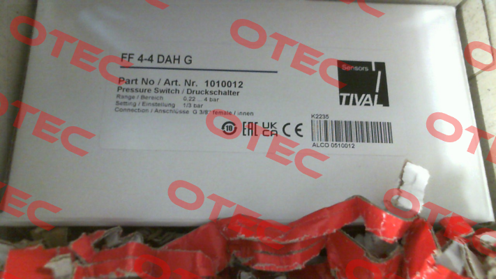 1010 012 / FF4- 4 DAH G Tival-Sensors