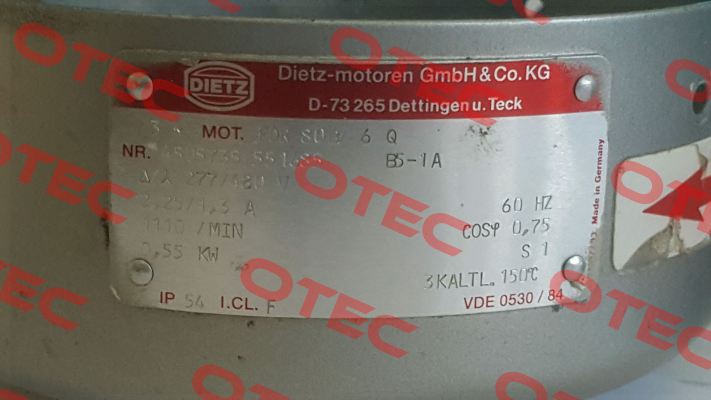 R27-2176-NK-035/055-4-8 (OEM) Dietz-Motoren