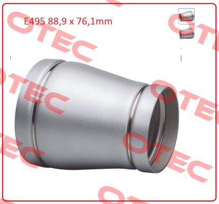 3"x76.1mm/88.9x76.1mm No. E495 ST100 concentrate  SS304L WS=2mm reducer Victaulic