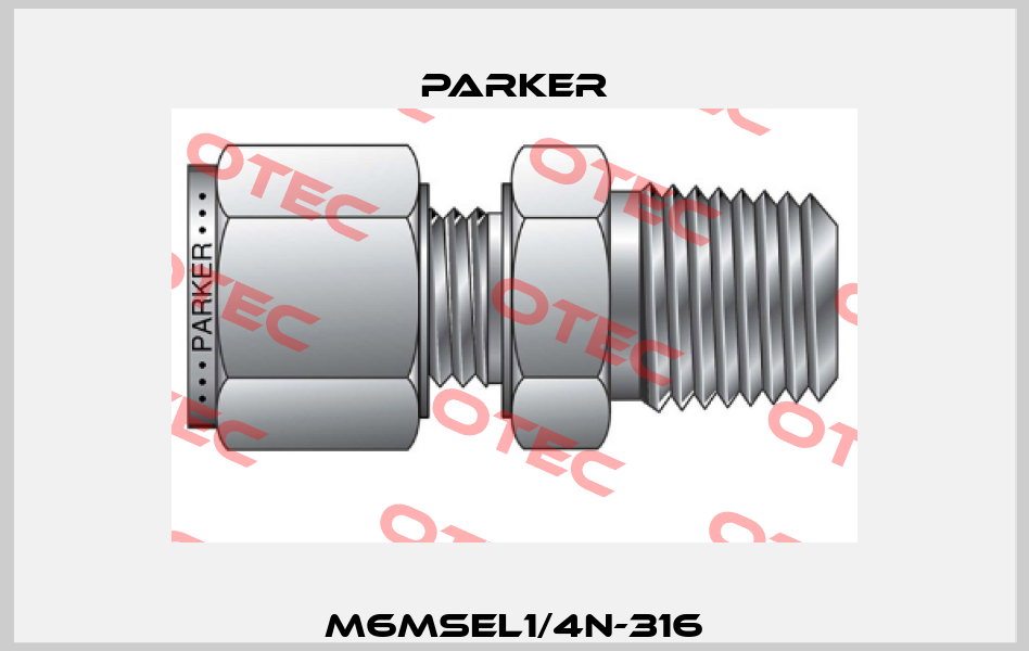 M6MSEL1/4N-316 Parker