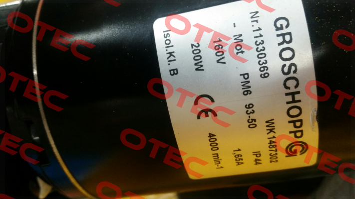 Typ: PM6 93-50, 160 V DC Groschopp