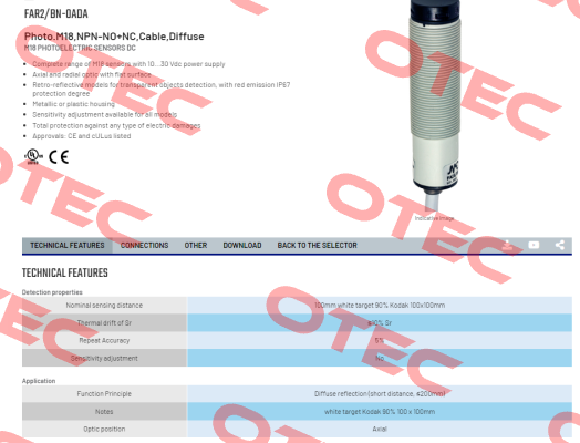 FAR2/BN-0ADA Micro Detectors / Diell (now Datasensing)