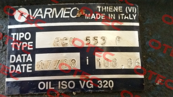 RCV 553P 070,22  Varmec