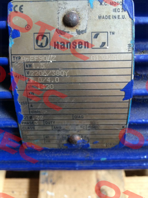 Obosolete TYP: A-EF90LZ G130740 replaced by 090E225285  Hansen