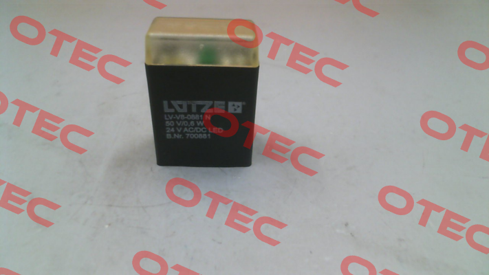 P/N: 700881, Type: LV-V8-0881N Luetze