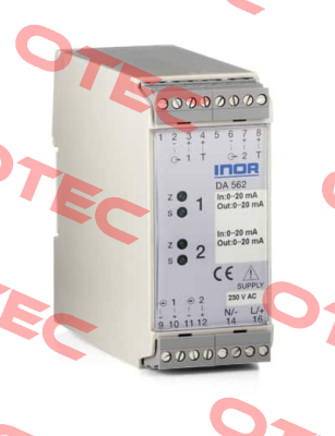 Order No. 51MOE00008, Type: DA562 Inor