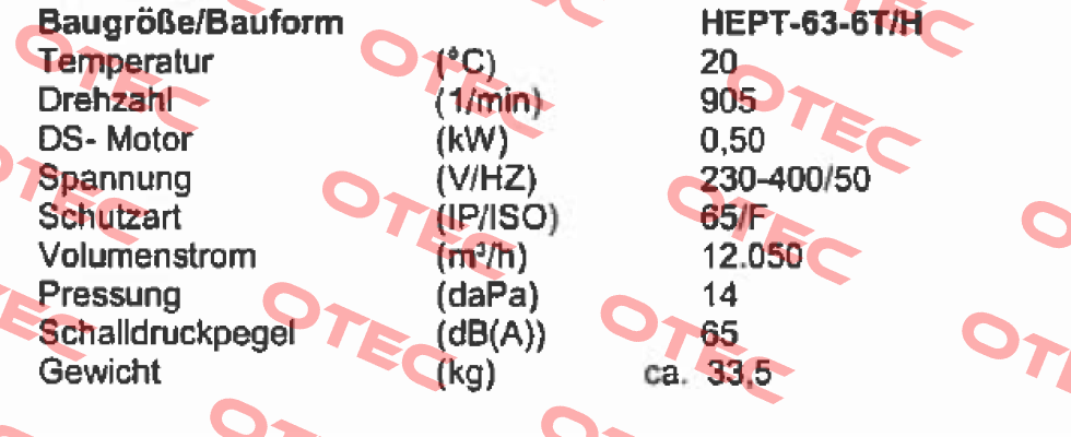 HEPT-63-6T/H  Sodeca