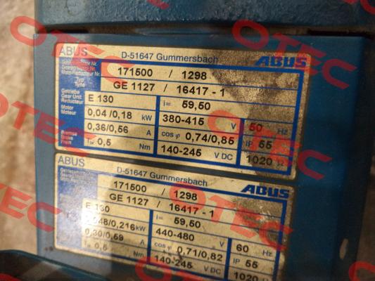 Obsolete  GE1101/GE1127 replaced by E130  Abus
