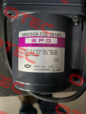 S8R25GX-TCE (B143) Spg Motor