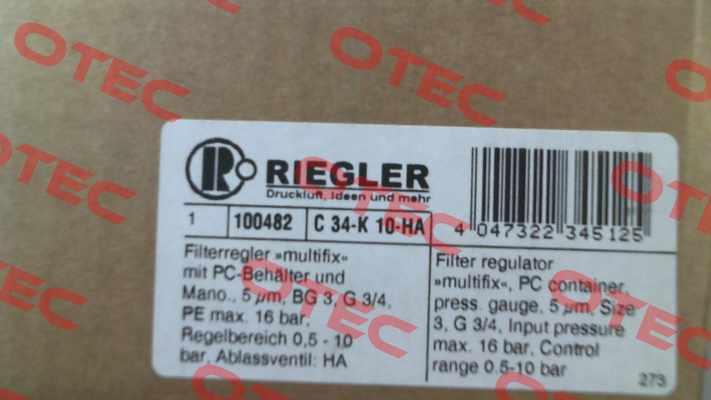 100482 / C 34-K 10-HA Riegler