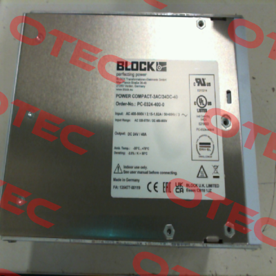 PC-0324-400-0 Block