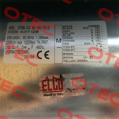 Cod. 4017-1236  Elco