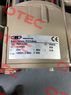 PM9812-022 NO 11787925 oem KNF