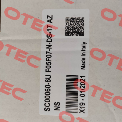 SC00060-6UF05F0717AZ (UK part N. - PT200 B S12) Air Torque