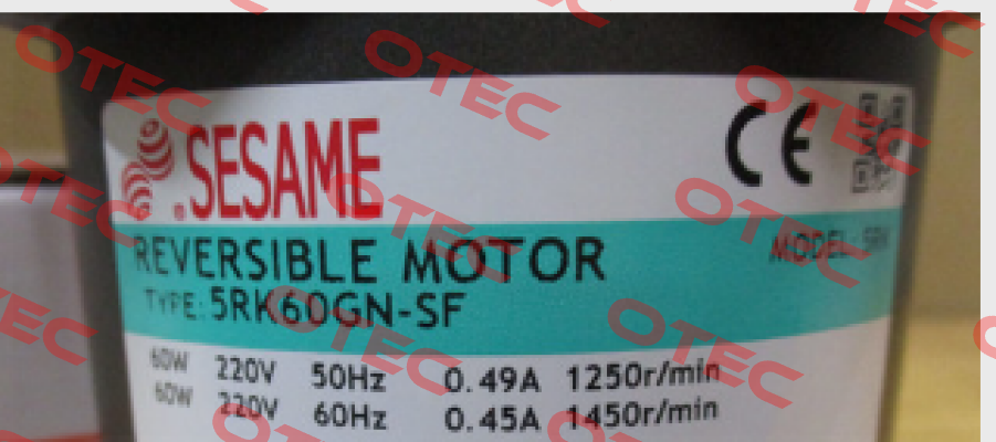 51K60GN-SF Sesame Motor