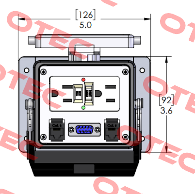 GF-DB9-2RJ45-32 MENCOM