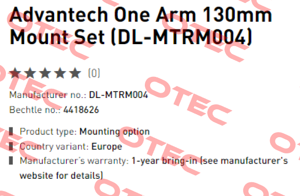 DL-MTRM004 Advantech