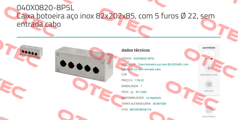 040X0820-8P5L New Elfin