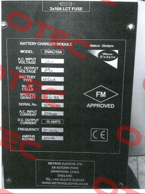E-30374-SU-7  Metron Eledyne Ltd