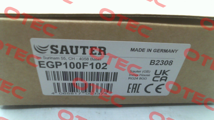 EGP100F102 Sauter