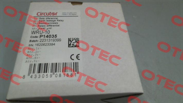 WRU 10  (P14035) Circutor