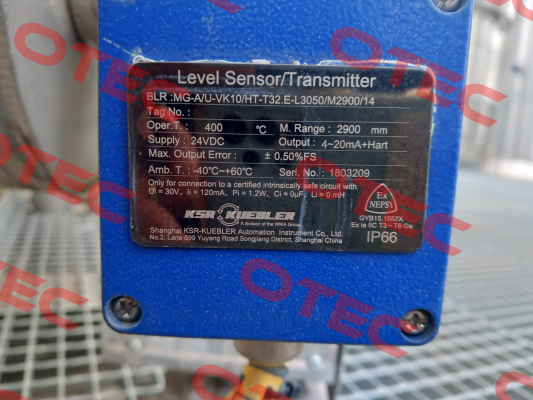MG - A/U-VK10/HT-T32.EL3050/M2900/14 Ksr Kuebler