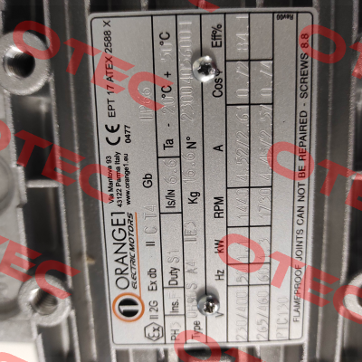 Typ OH 90S A 4 (II 2G Ex db IIC T4 Gb) ORANGE1 (Elprom)